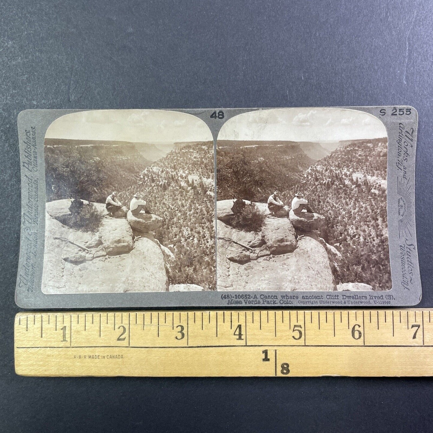 Mesa Verde Park Colorado Stereoview Underwood Antique c1897 Y539