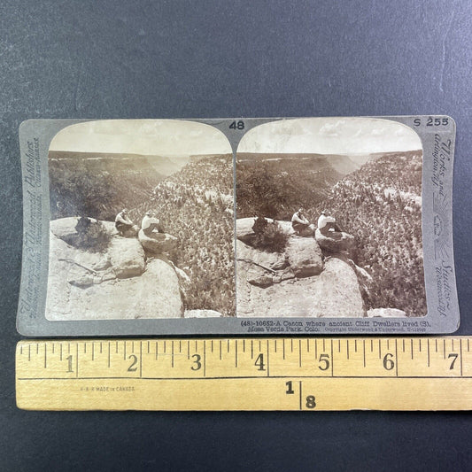 Mesa Verde Park Colorado Stereoview Underwood Antique c1897 Y539