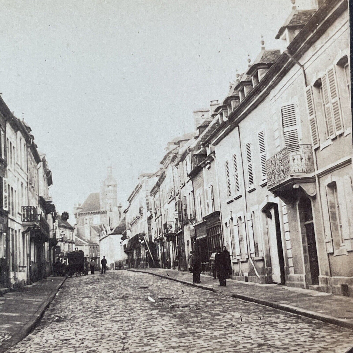 Plombieres France Stereoview Eugene-Adalbert Cuvelier Antique c1860 X3800