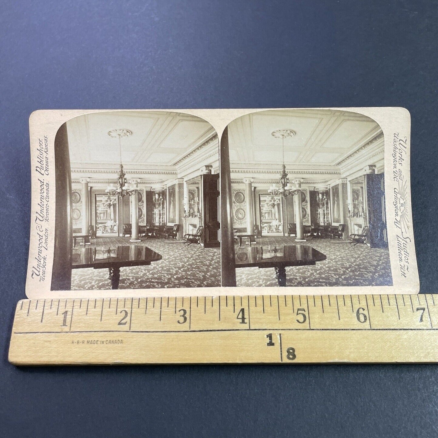 Antique 1890s Buckingham Palace England UK Stereoview Photo Card P3789