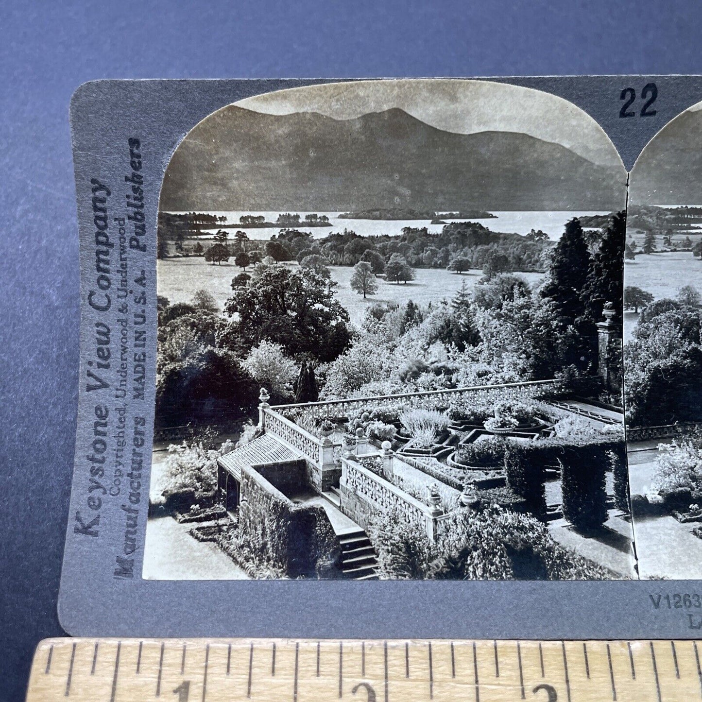 Antique 1910s Killarney Ireland Kenmare Estate Stereoview Photo Card P2815