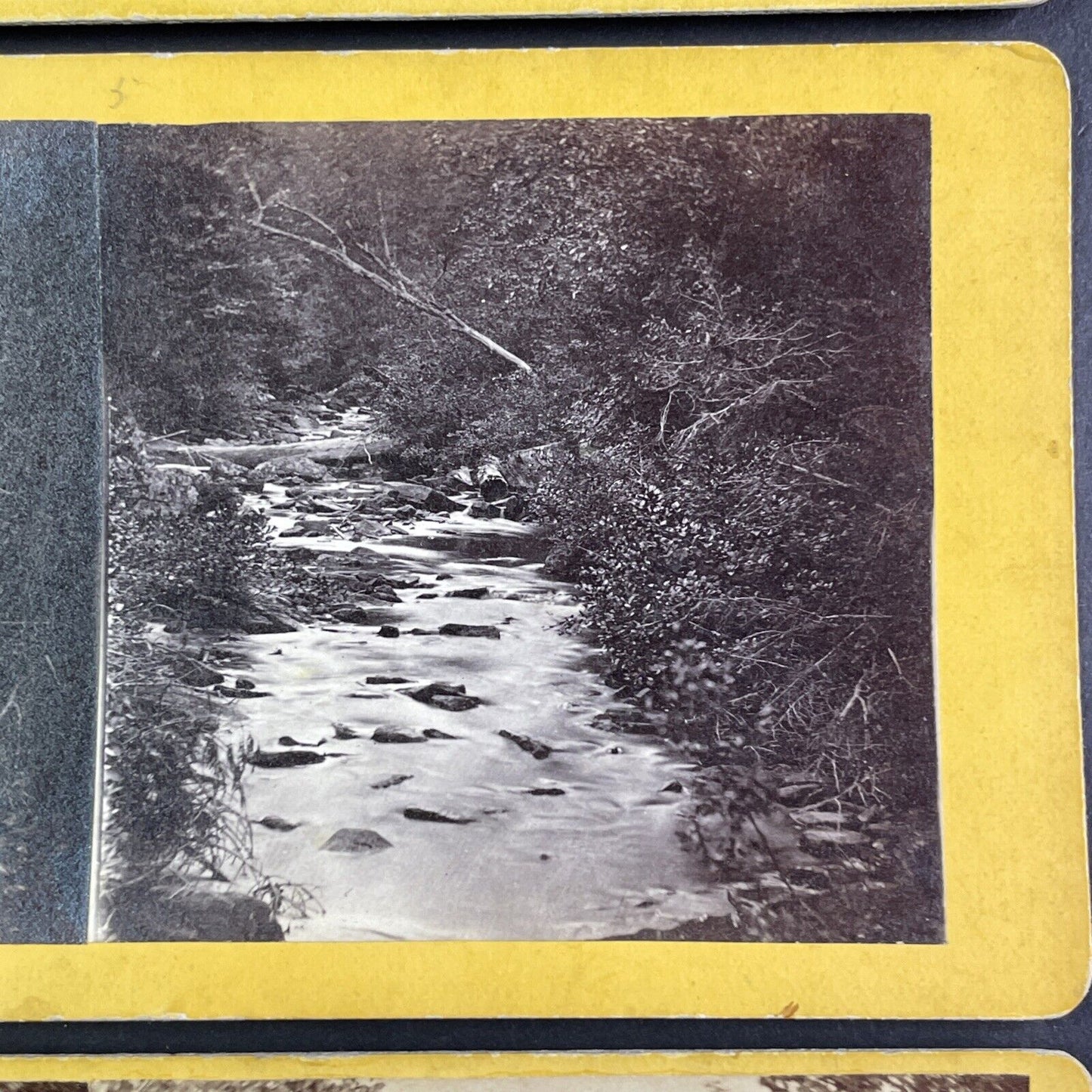 The Rattle River Lot Of 3 Stereoview New Hampshire Antique c1870 X3232