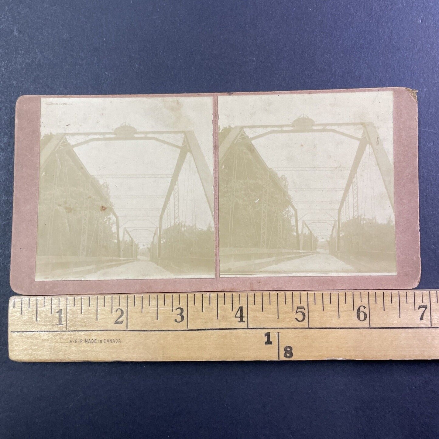 Caney Fork River Bridge? Tennesse Stereoview McMinnville TN? Antique c1890 X1919