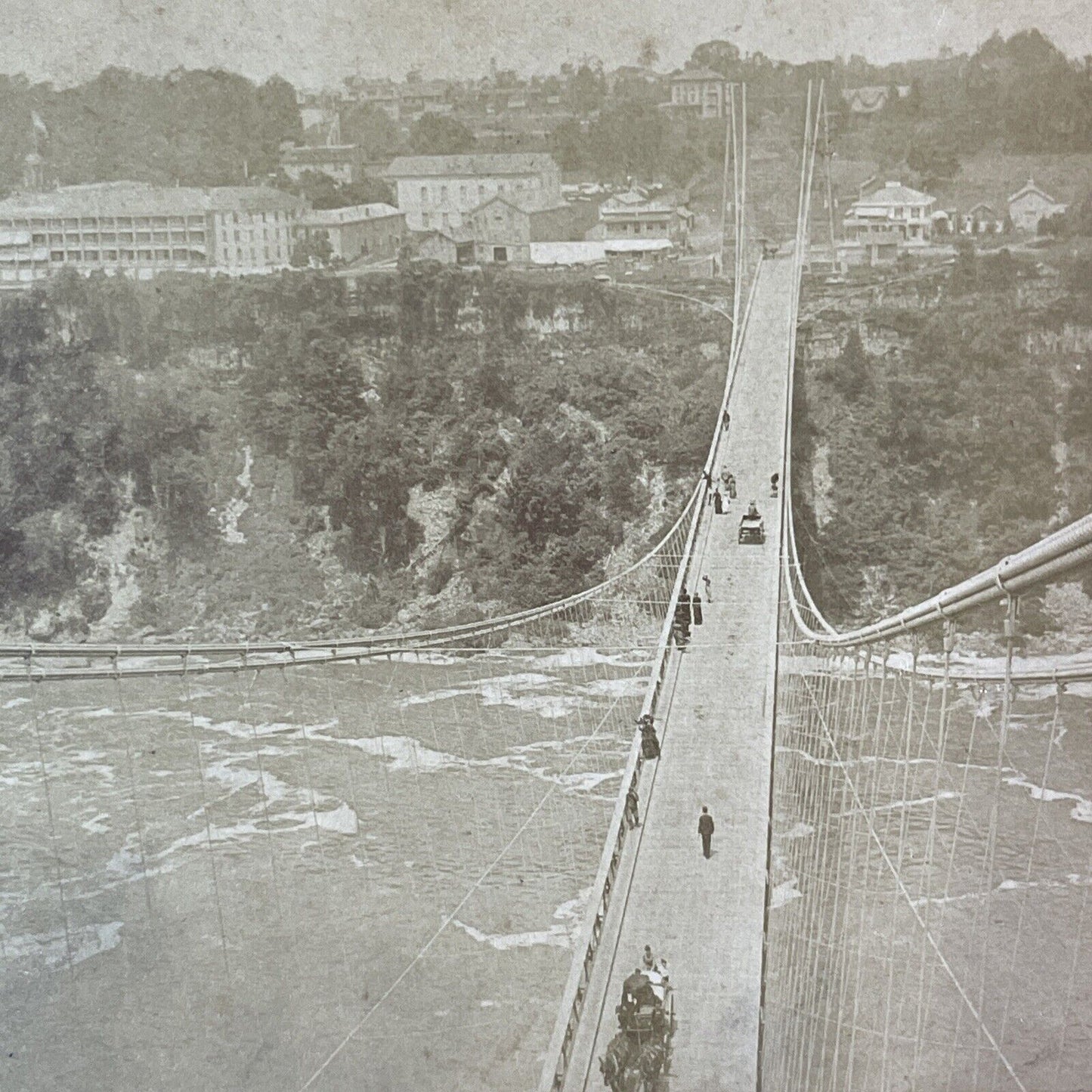 The Clifton House Niagara Falls Canada Stereoview Antique c1892 Y2146