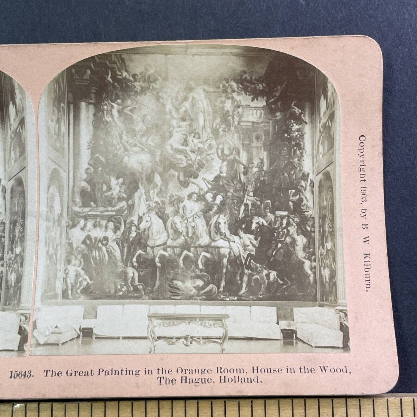 Triumph Of Frederick Henry Prince Of Orange Stereoview Antique c1903 X2459