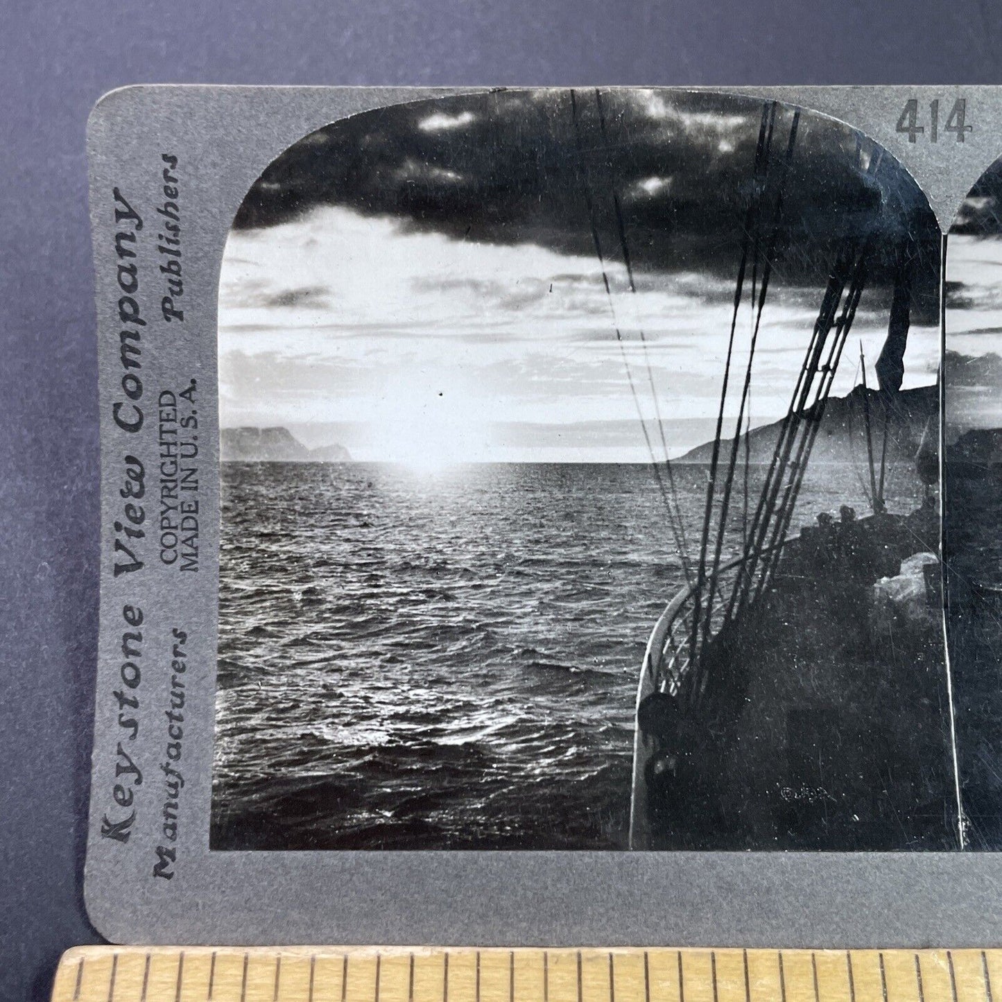 Antique 1910s North Cape Lappland Norway Stereoview Photo Card P3686