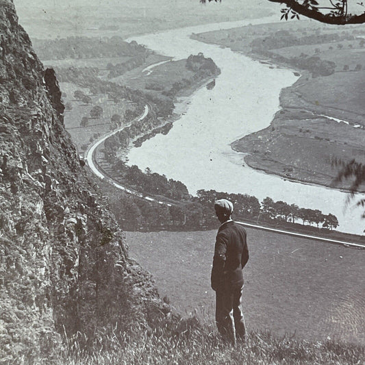 Antique 1898 Valley Of The Tay Scotland UK Stereoview Photo Card V2852