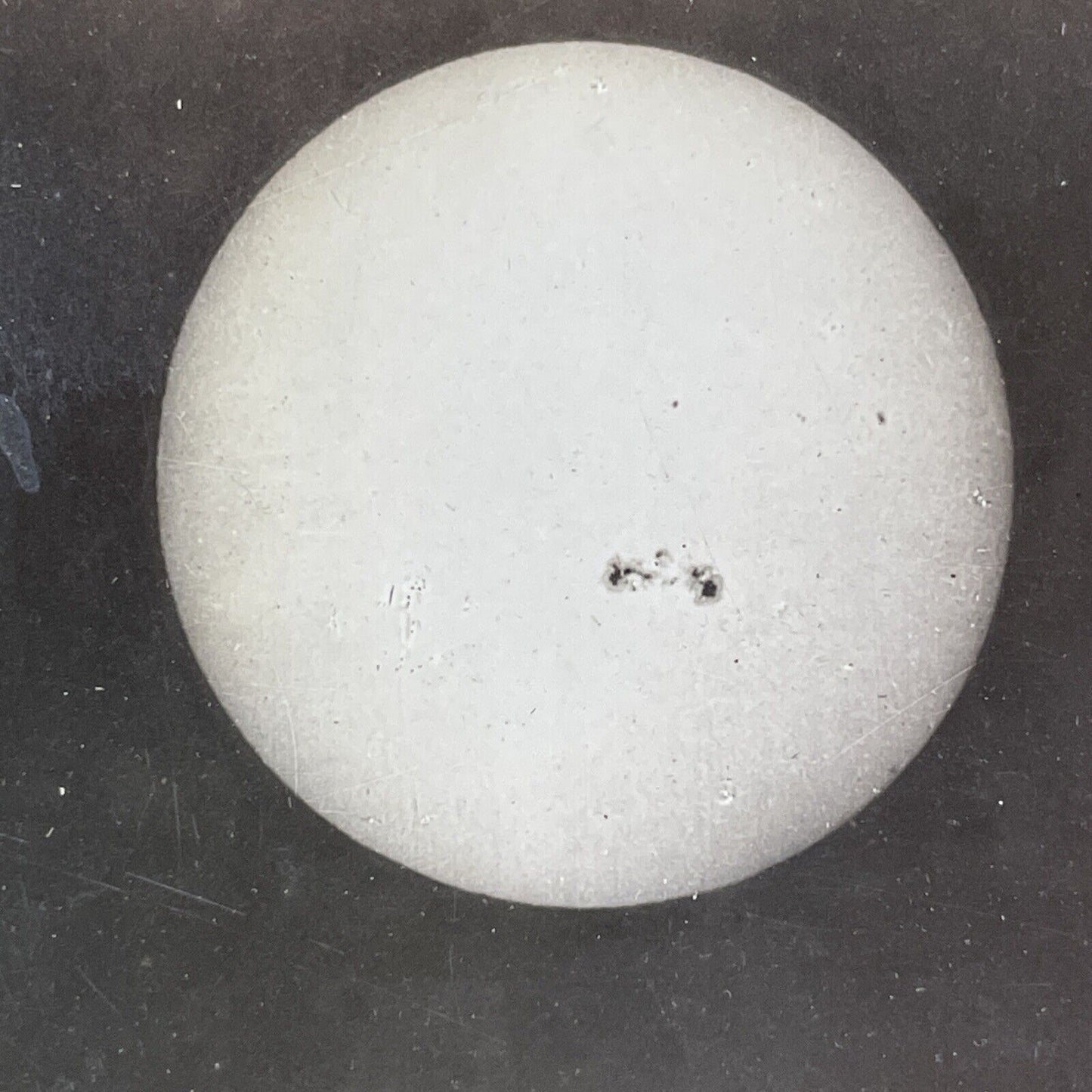 First Close-Up Photo of the Sun Stereoview E.E. Barnard Antique c1898 X3809