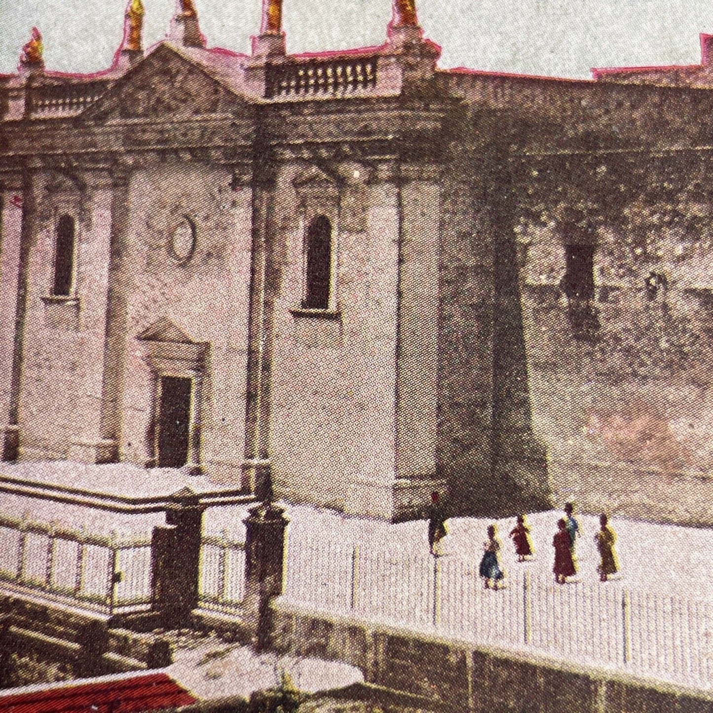 Antique 1902 Church Of The Annunciation Nazareth Stereoview Photo Card P1061