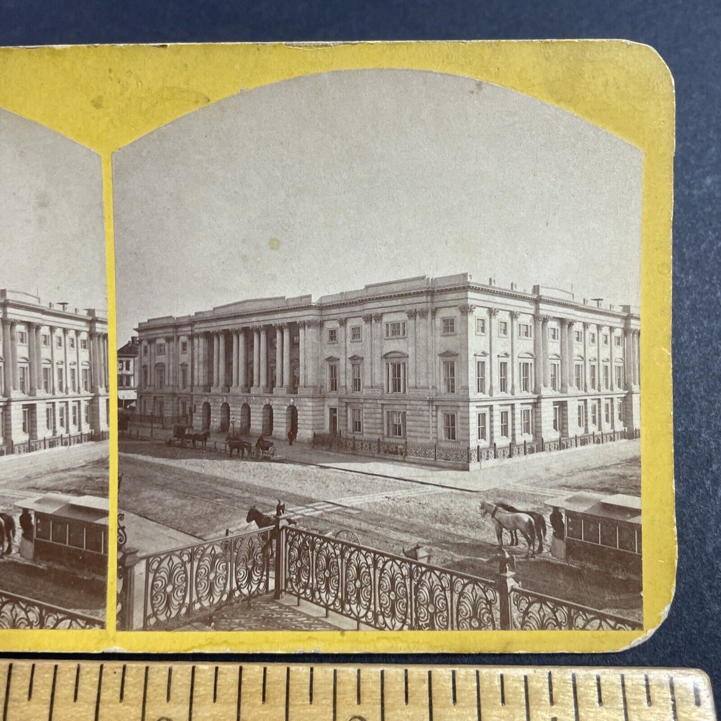 Antique 1870s USPS Post Office Washington DC Stereoview Photo Card P856-03