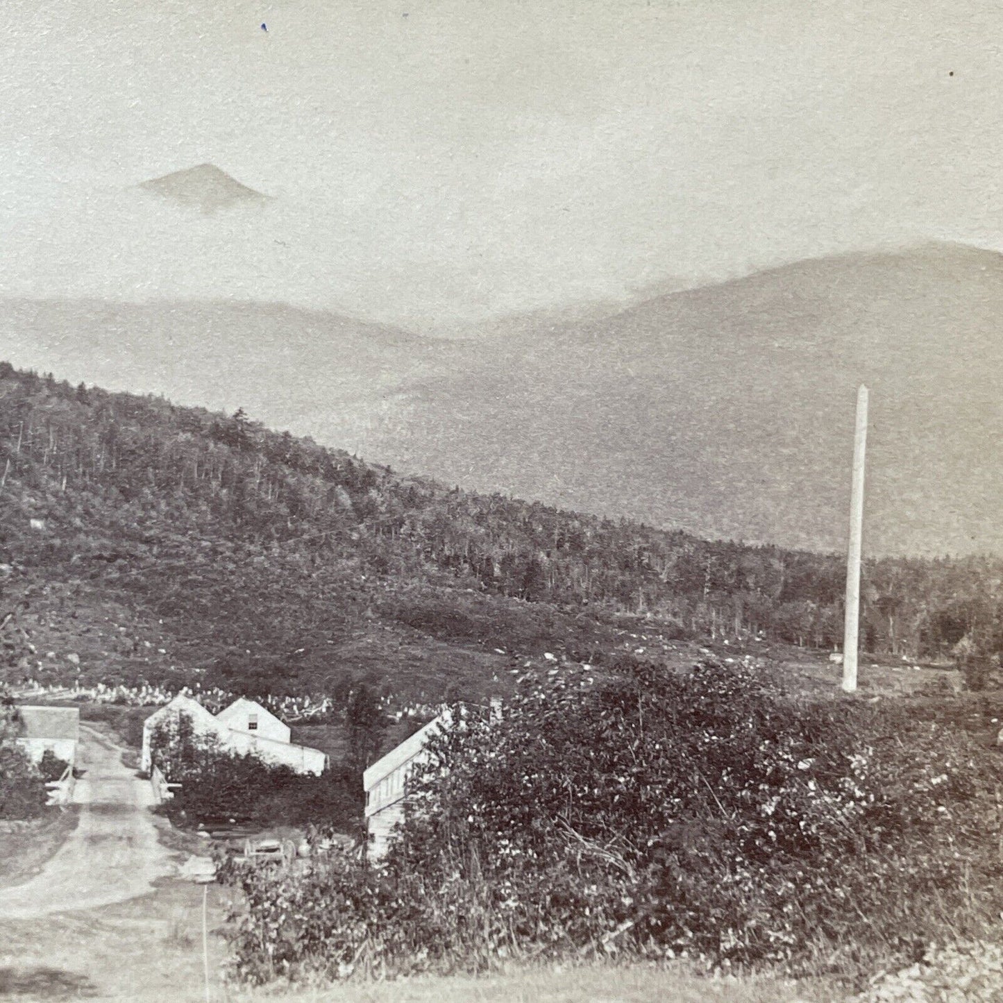 Antique 1870s The Glen House Farm New Hampshire Stereoview Photo Card V2017