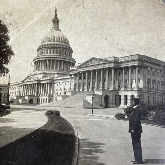 Antique 1909 US Capitol Building Washington DC Stereoview Photo Card P4305