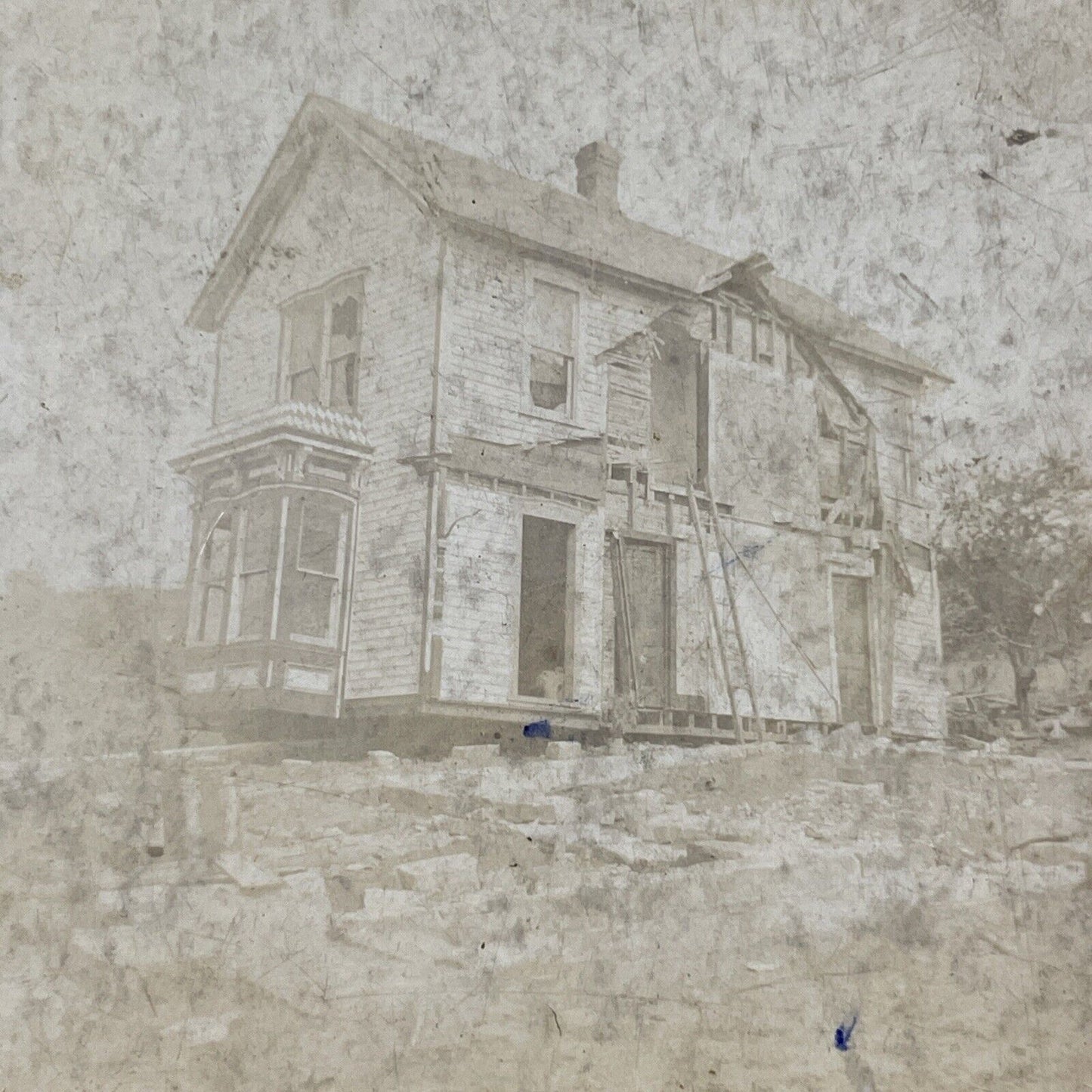 Antique 1868 Tornado Of Toronto Province Of Canada Stereoview Card P2460-03