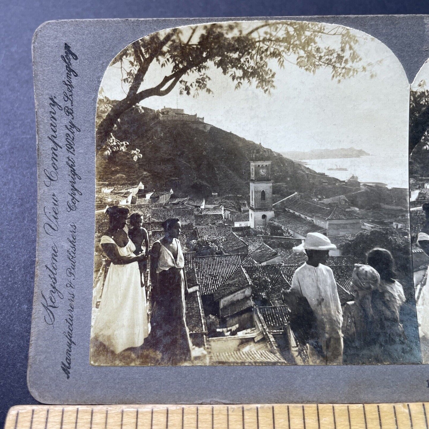 Antique 1905 Damage From Venezuela Crisis Of 1895 Stereoview Photo Card P3045