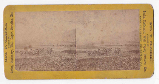 Antique 1865 Esdraelon Battlefield Clark J Van Slyke Meadville Stereo Card P151