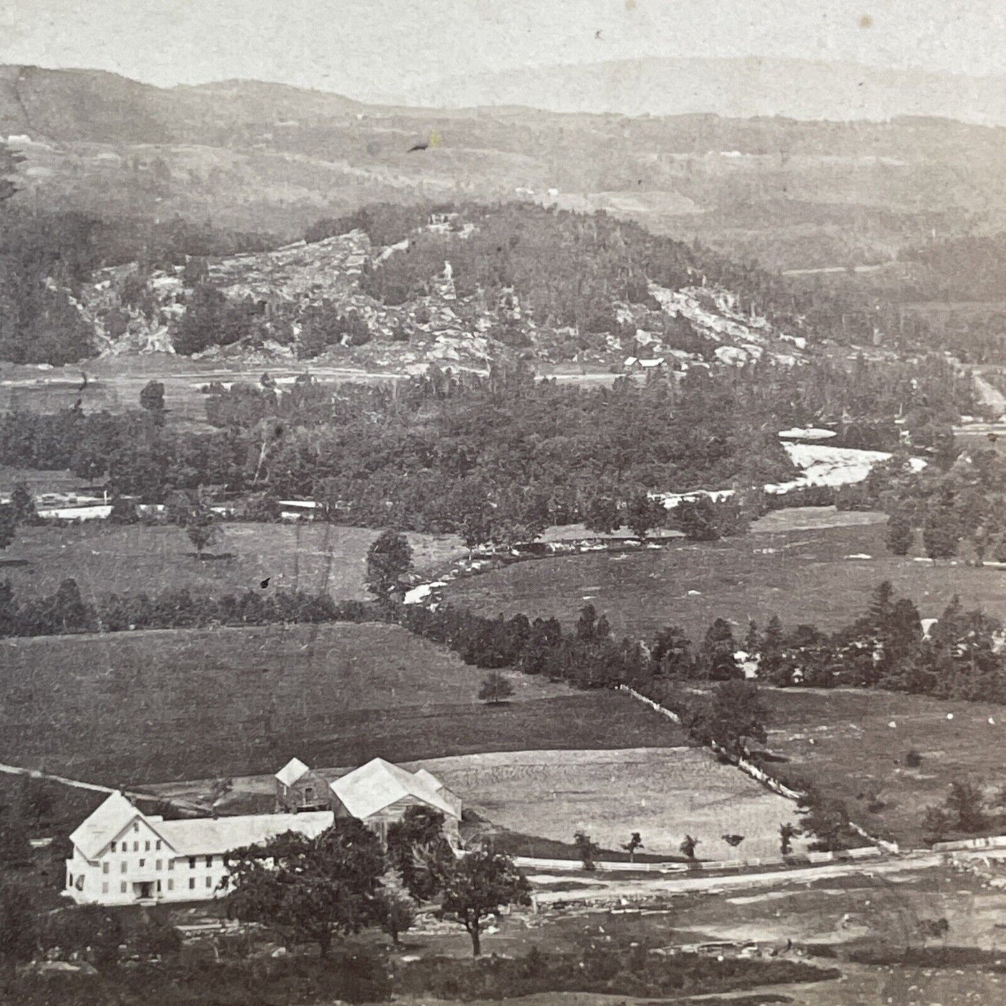 Chase's Hotel Campton New Hampshire Stereoview E.J. Young c1870s Y881