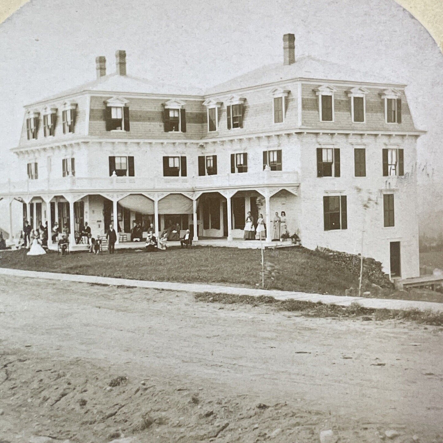 The Alpine House Stereoview Bethlehem New Hampshire Antique c1870s Y1473