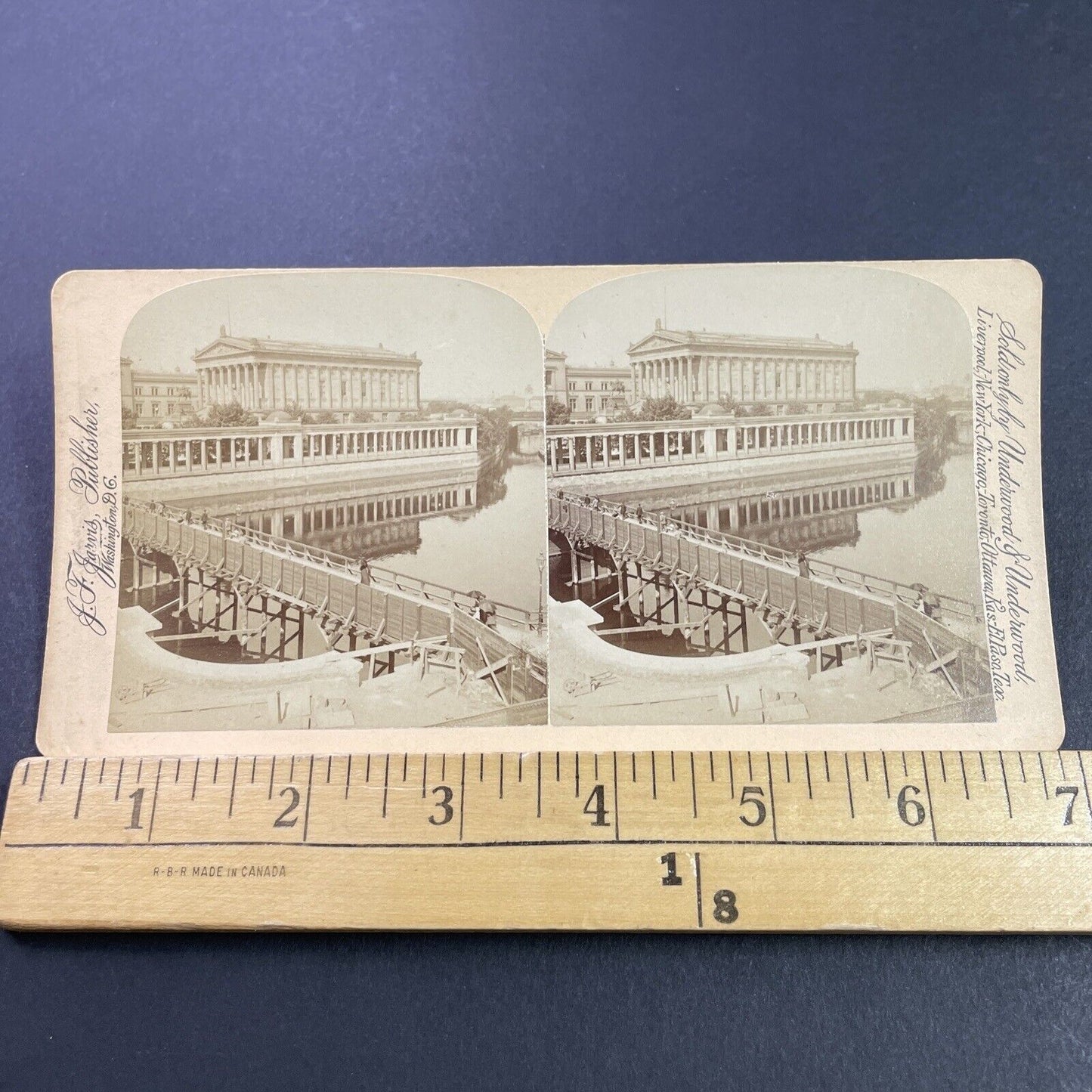 Antique 1890s National Art Gallery In Berlin Germany Stereoview Photo Card P3861