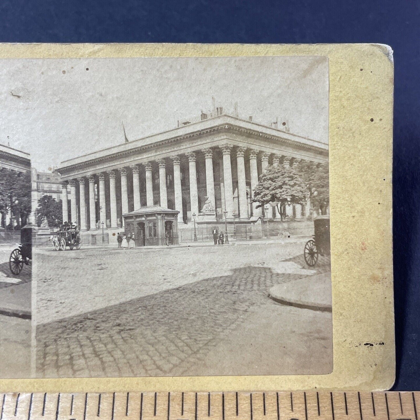 Antique 1870s The Paris Stock Exchange France Stereoview Photo Card P2460-11