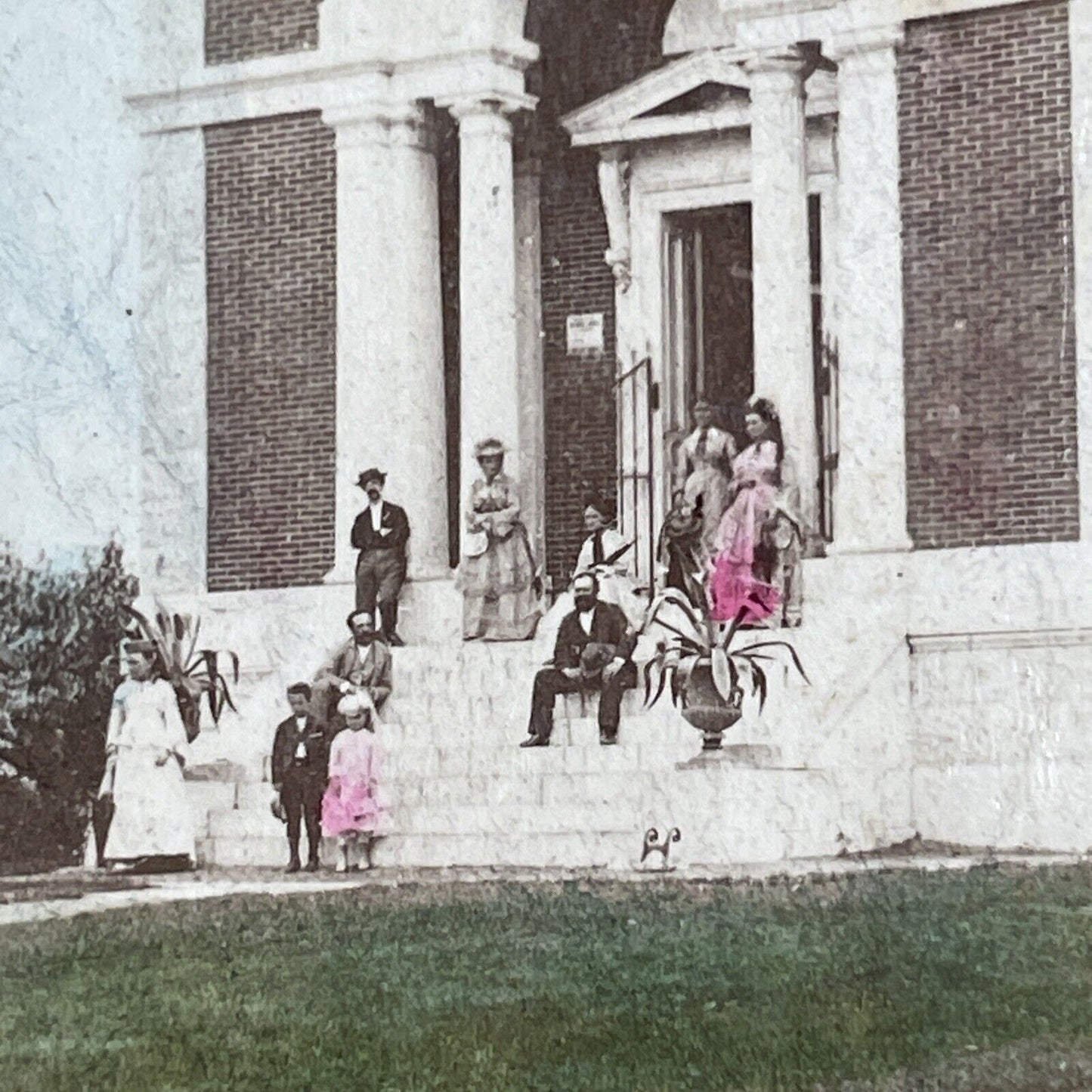 Stephen and Peter Sachs Museum Stereoview St. Louis MO Antique c1865 X3851