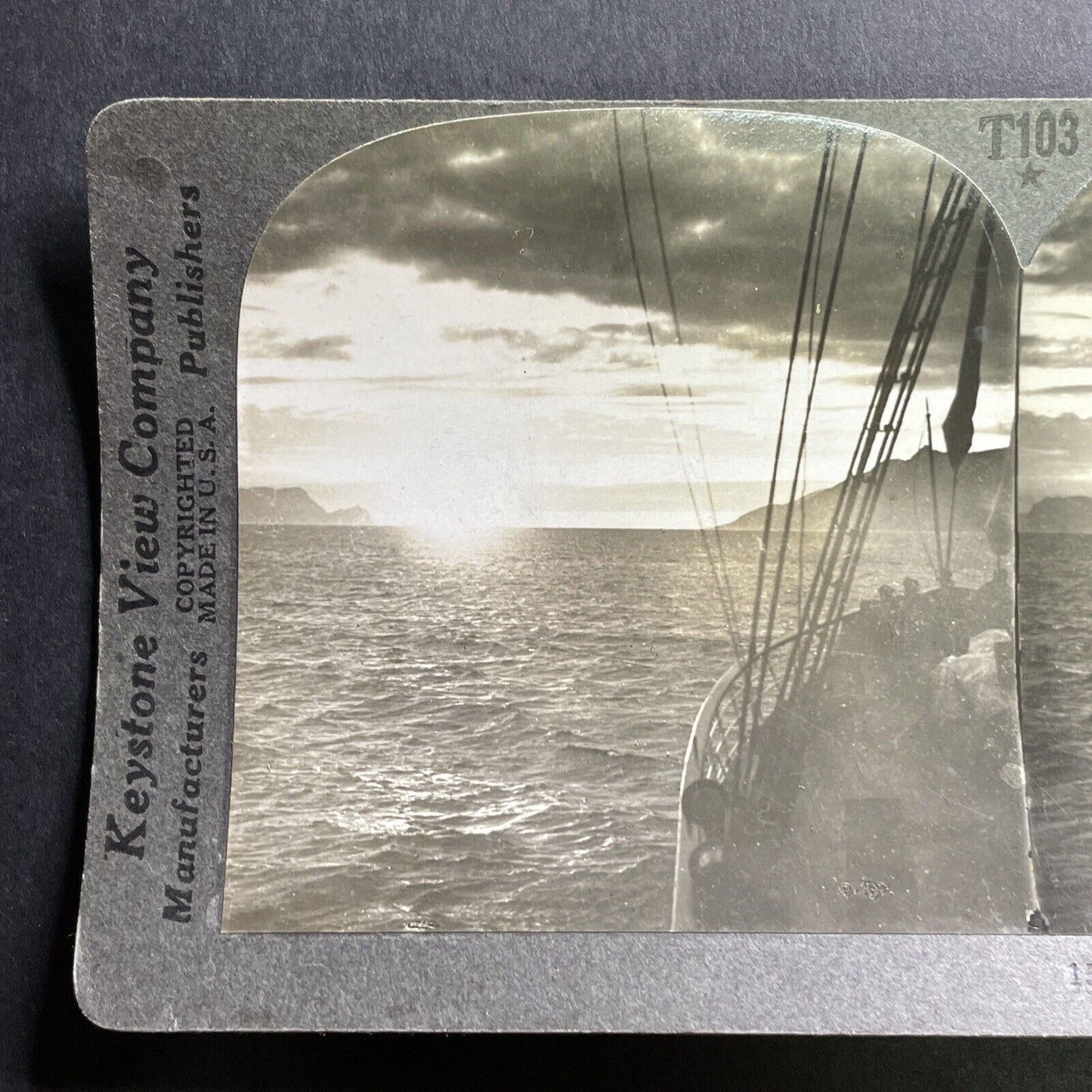 Antique 1920s North Cape Nordkapp Norway Stereoview Photo Card P1714