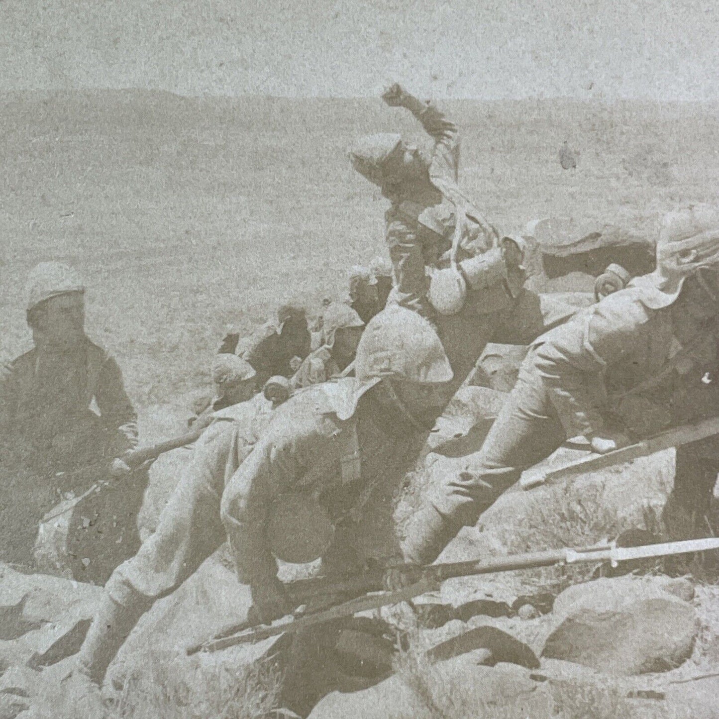 Gloucestershire Regiment 1st Battalion Stereoview Boer War Antique c1900 X1649