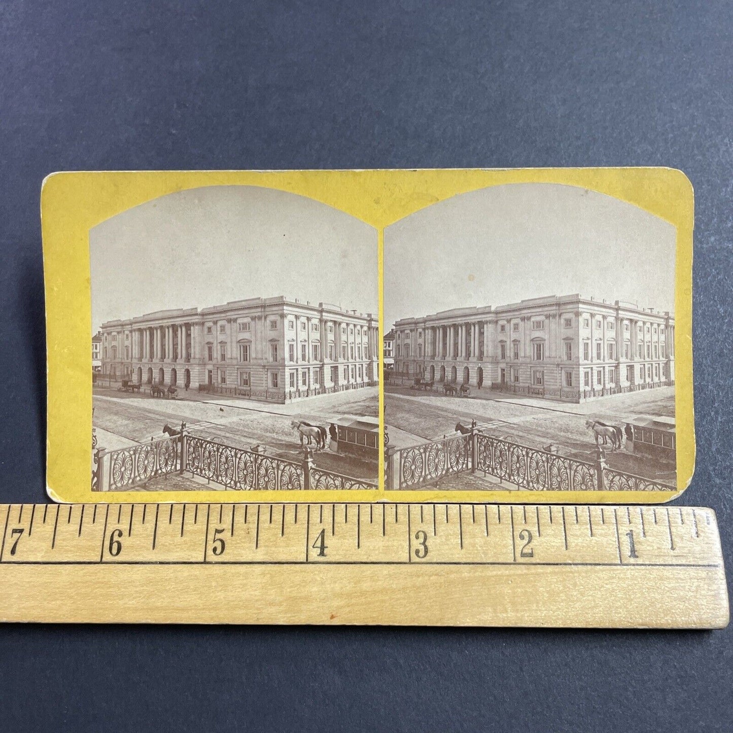 Antique 1870s USPS Post Office Washington DC Stereoview Photo Card P856-03