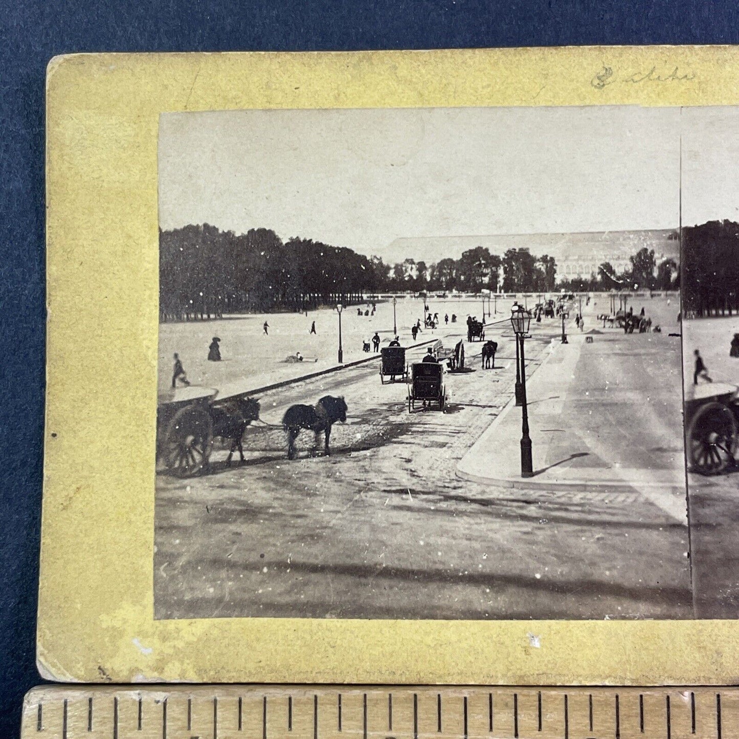 Road To Les Invalides Paris Stereoview Tomb Of Napoleon Antique c1860 X2615