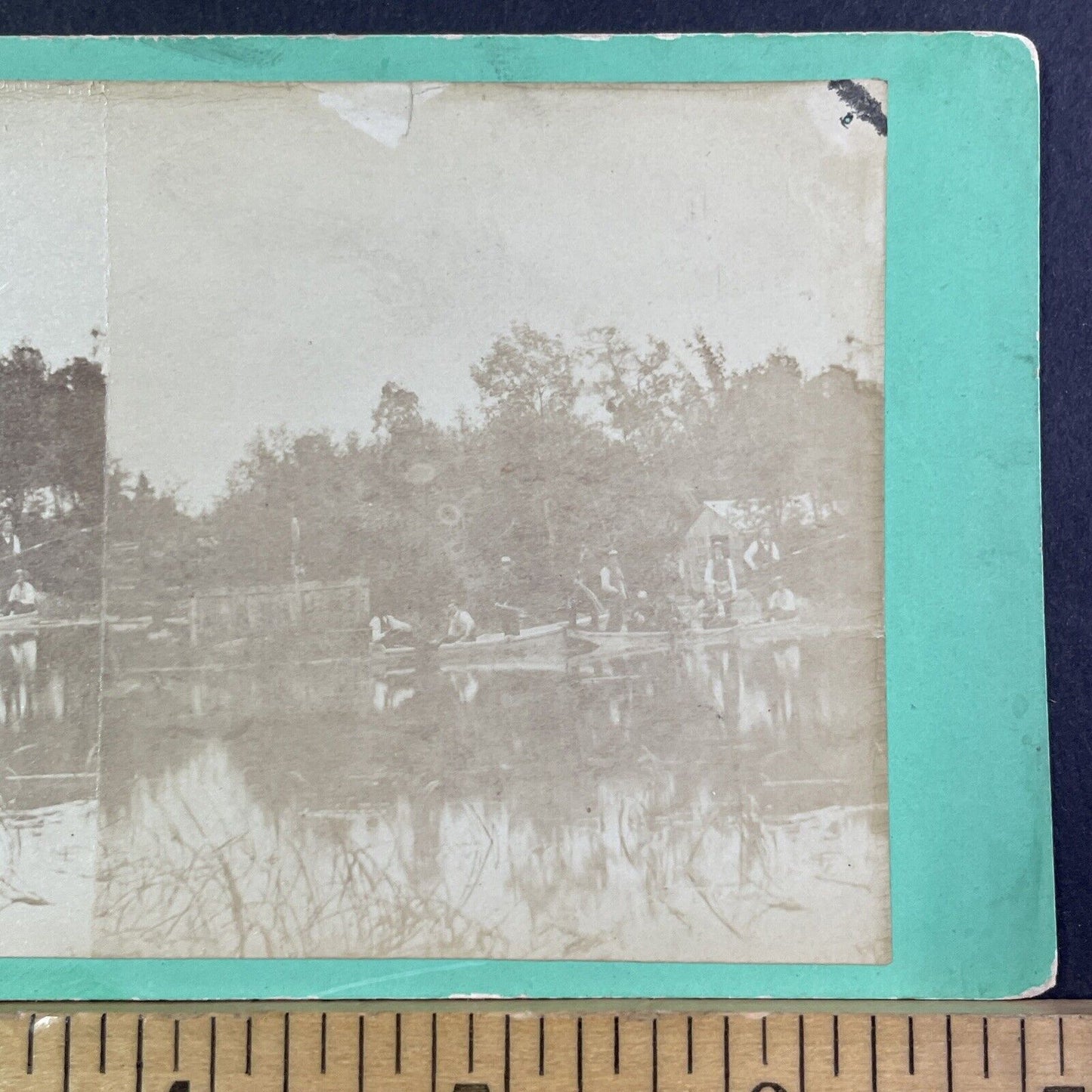 Josiah Whitney Survey Stereoview Sierra Nevada Mountains CA Antique c1860s X3895