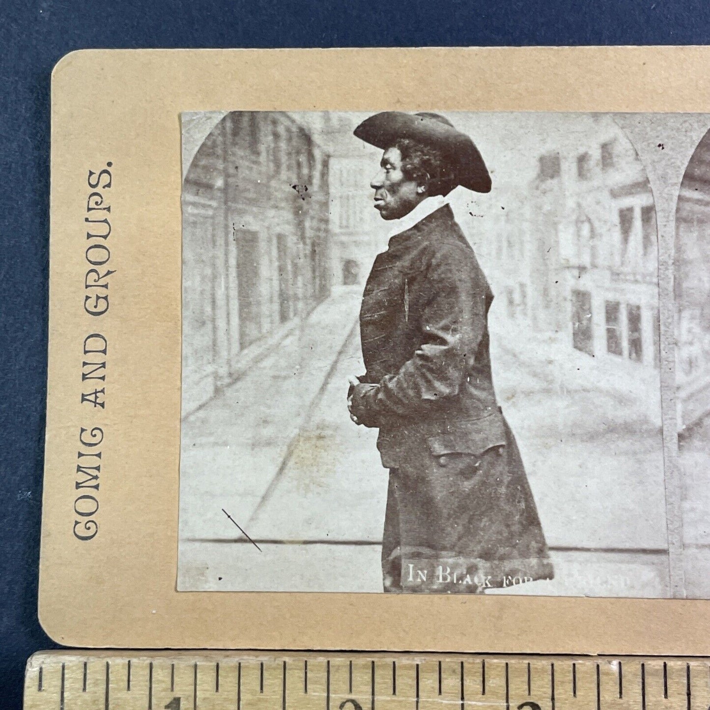 Wealthy Elite African American Nobleman Stereoview Antique c1869 X1815