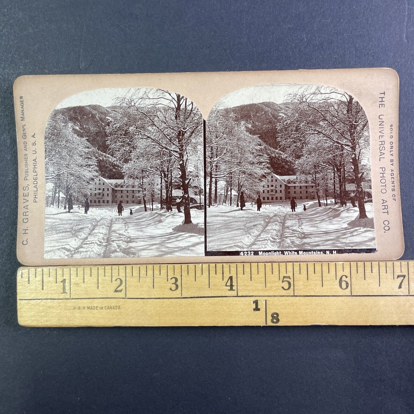 The Profile House Franconia New Hampshire Stereoview Antique c1897 X3525