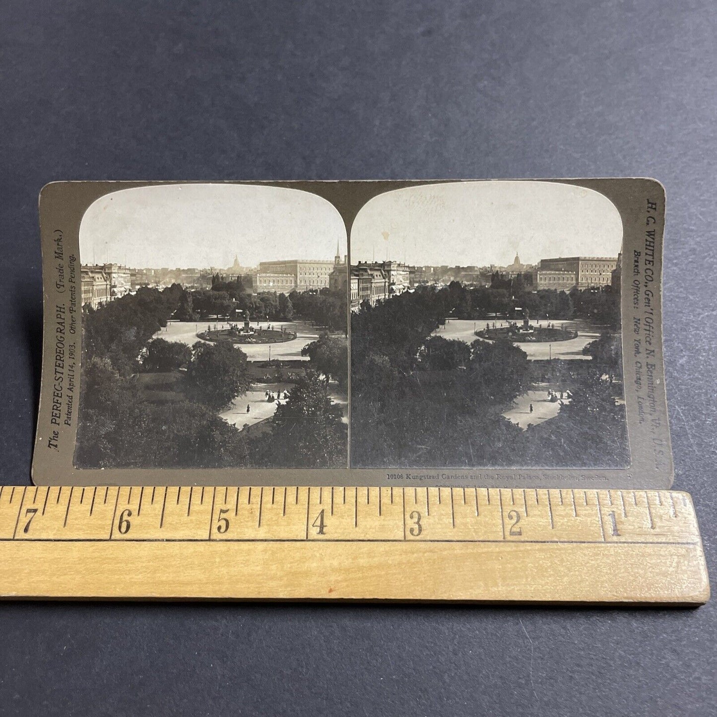 Antique 1902 Royal Palace In Stockholm Sweden Stereoview Photo Card P5030