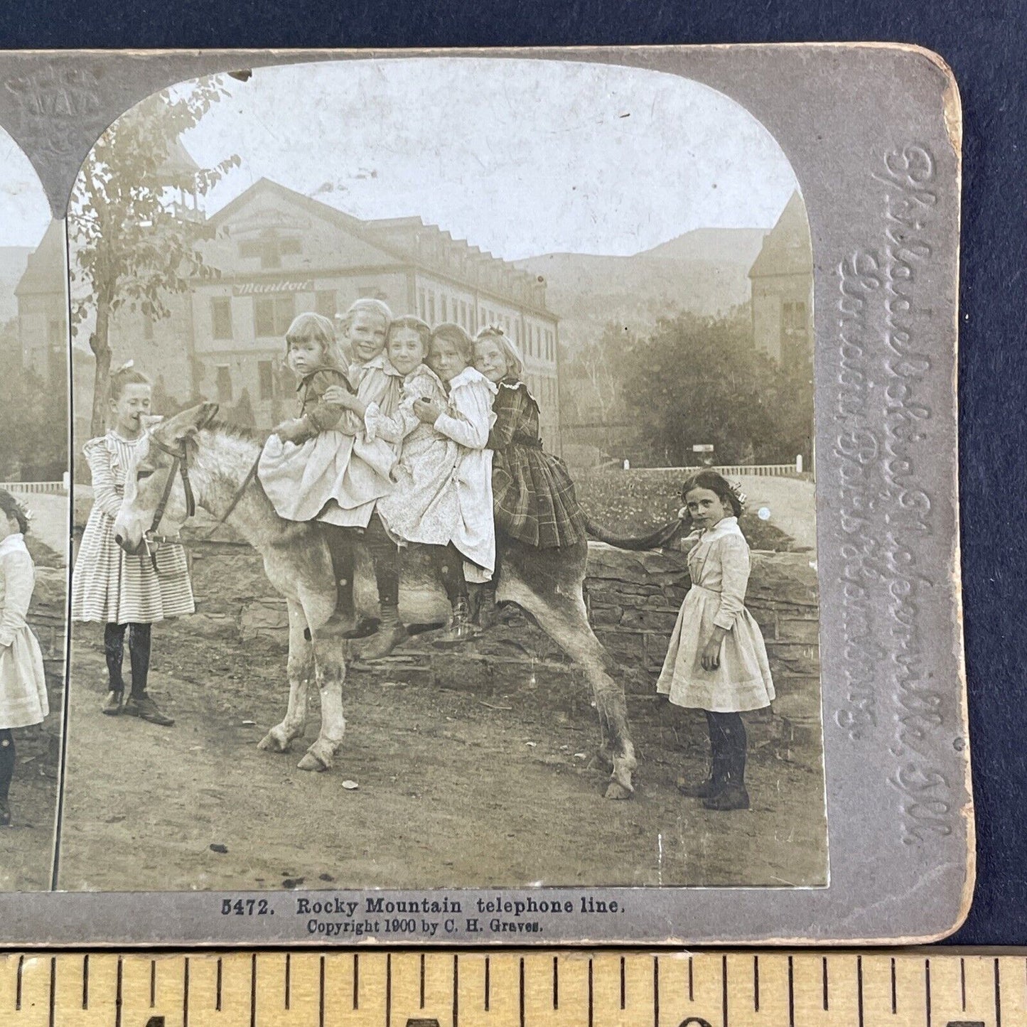 Manitou Mineral Water Bottling Co Manitou Springs Stereoview Antique c1901 X3141