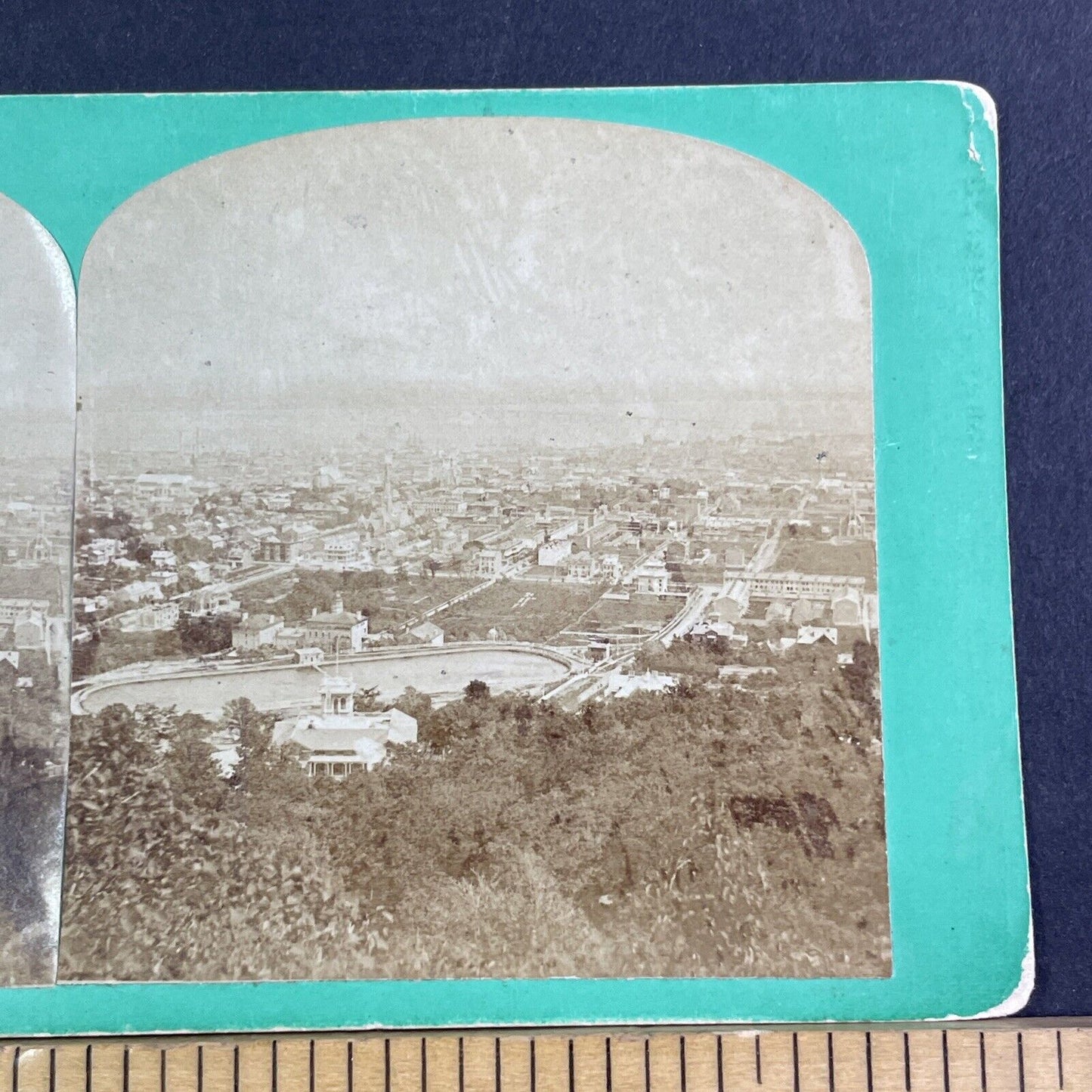 Montreal Quebec City View Stereoview William Notman Antique c1860s X3204