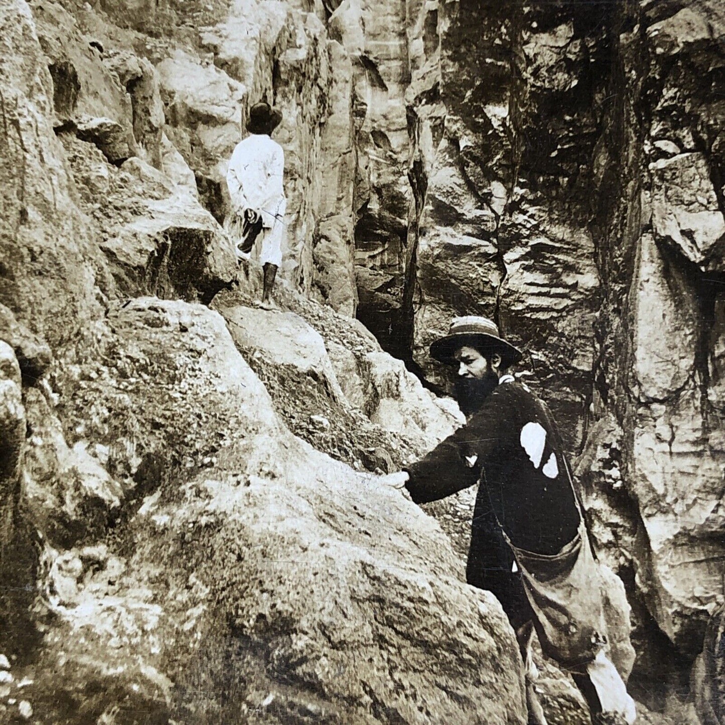 Antique 1903 Earthquake Damage French West Indies Stereoview Photo Card P2046