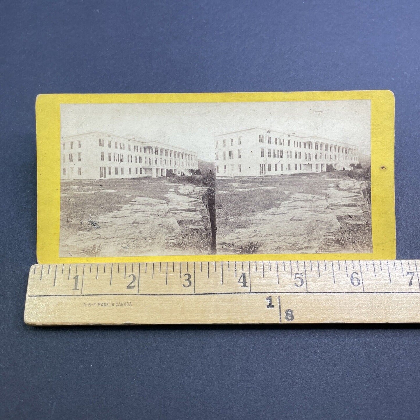 Antique 1870s Catskill Mountain House Palenville NY Stereoview Photo Card V510