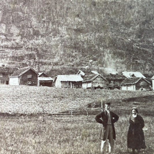 Antique 1860s Farmers In Koszeg Vas County Hungary Stereoview Photo Card P3304