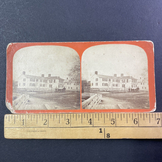 Gilman Garrison House Exeter NH Stereoview CW Darling Photo Antique c1868 X845