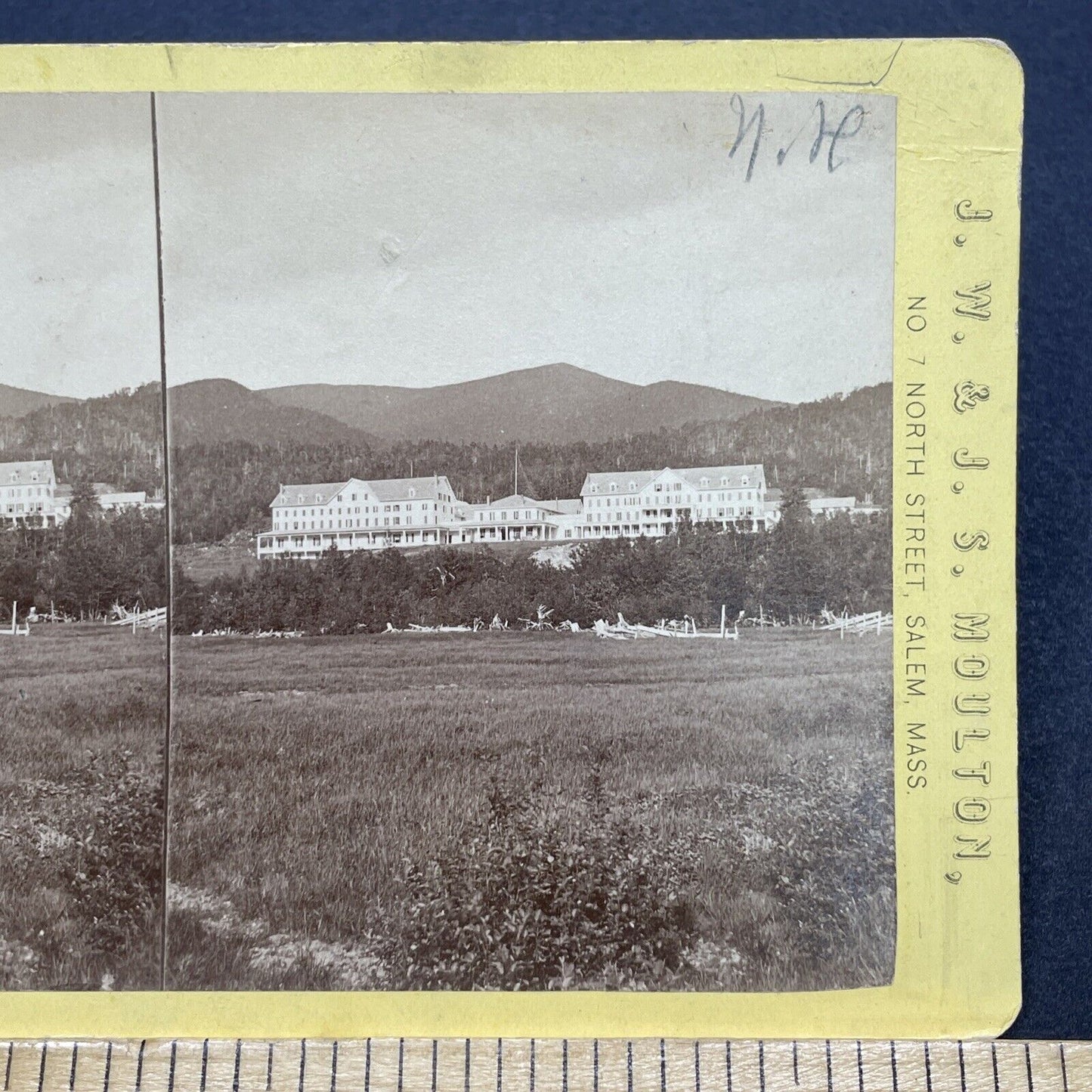 Antique 1870s Glen House Hotel Mt Washington NH Stereoview Photo Card V1704