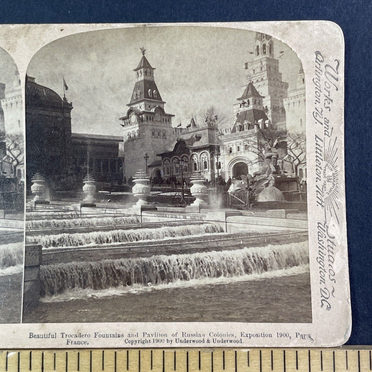 The Russian Colonies Paris France Stereoview Underwood Antique c1900 X3505