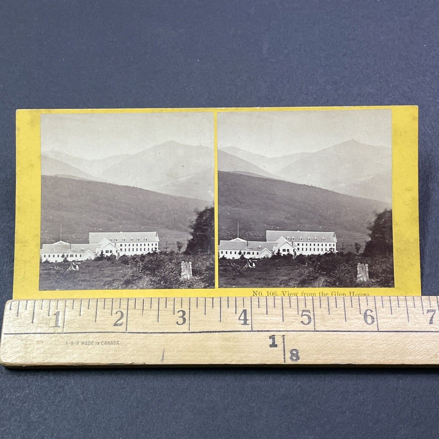 Antique 1870s The Glen House White Mountains NH Stereoview Photo Card V1993