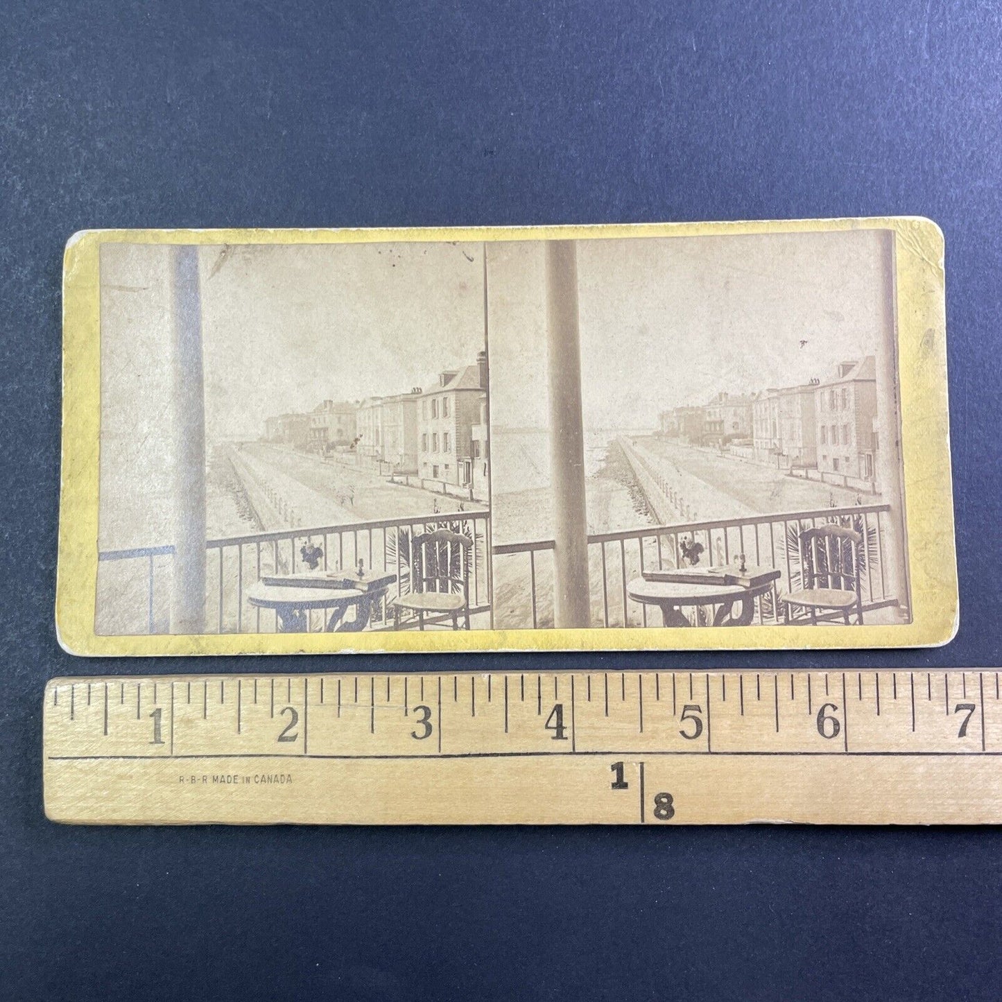 East Battery Charleston South Carolina Stereoview S.T. Souder c1870 Y452