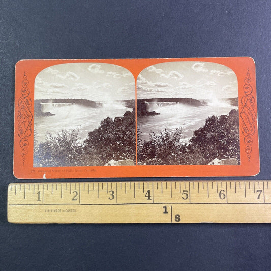 Niagara Falls Vista View Stereoview George Curtis Antique c1870 Y2441