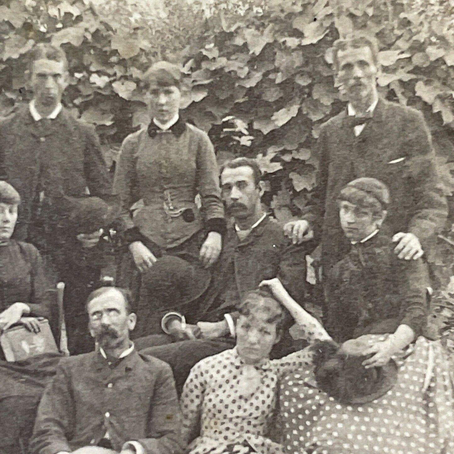 Marxist US Socialism Movement Group Photo Stereoview Antique c1880 X3768