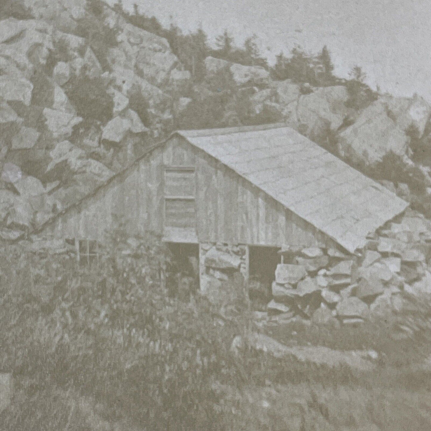 Mount Kearsarge Summit House NH Stereoview MC Harriman Antique c1875 X1222