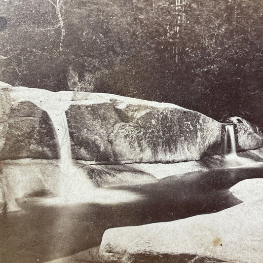 Antique 1860s Diana's Baths North Conway NH Stereoview Photo Card V2014