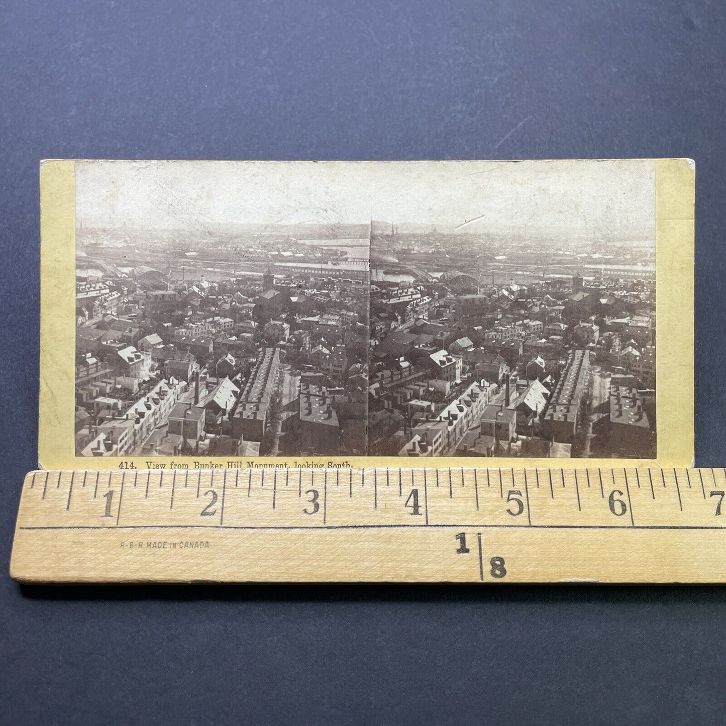 Antique 1870s City View Of Boston Massachusetts Stereoview Photo Card P2525