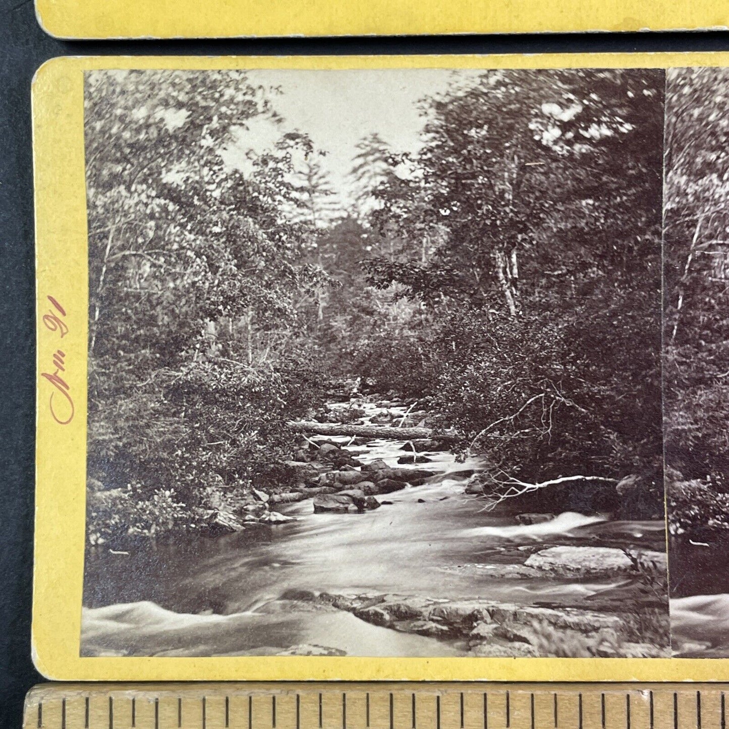 The Rattle River Lot Of 3 Stereoview New Hampshire Antique c1870 X3232