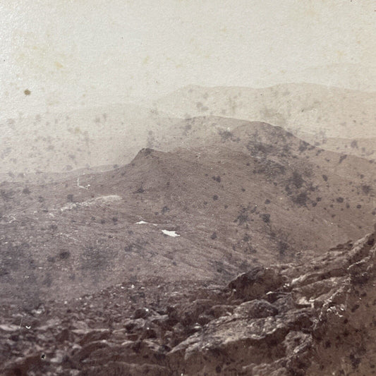 Antique 1870s Mount Washington Summit New Hampshire Stereoview Photo Card V1772