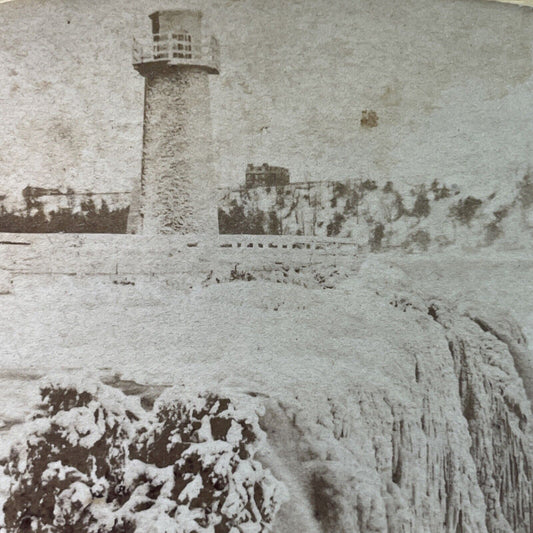 Antique 1869 Terrapin Tower Goat Island Niagara Falls Stereoview Photo Card 3324